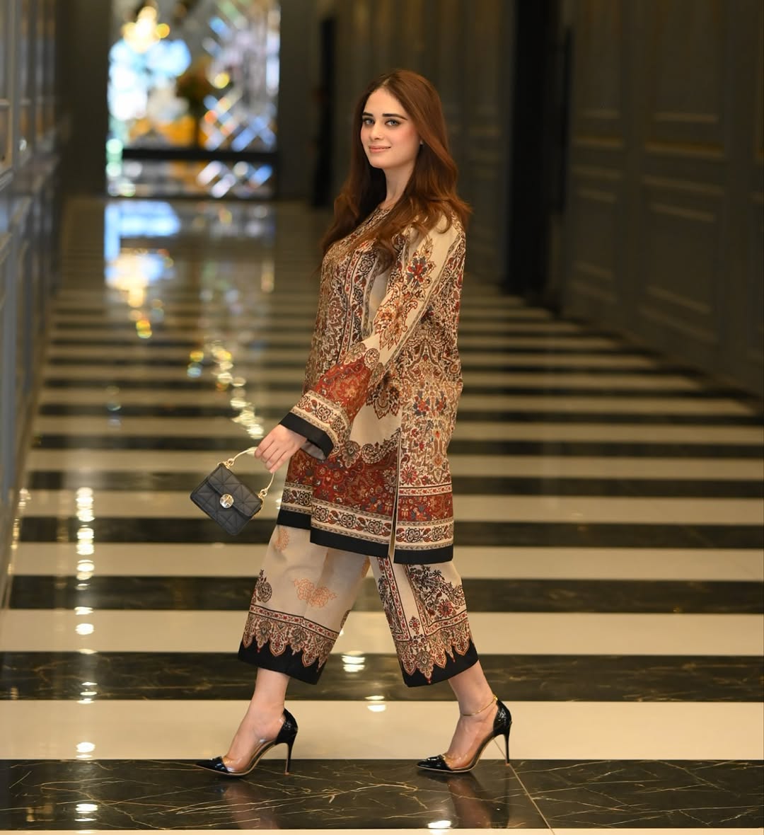 Digital Printed 2 Pc Silky Lawn | Ready to wear