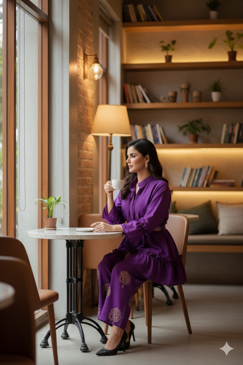 π Moti Charm β Western Top & Plazo Set π