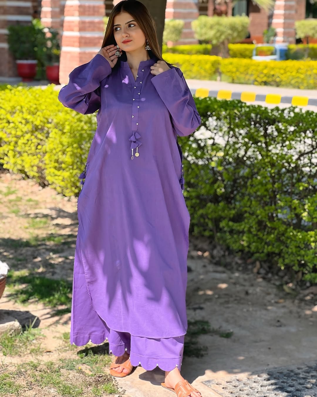 Premium Doria Cotton Printed Suit – 2-Piece Set | Soft & Breathable Summer Wear