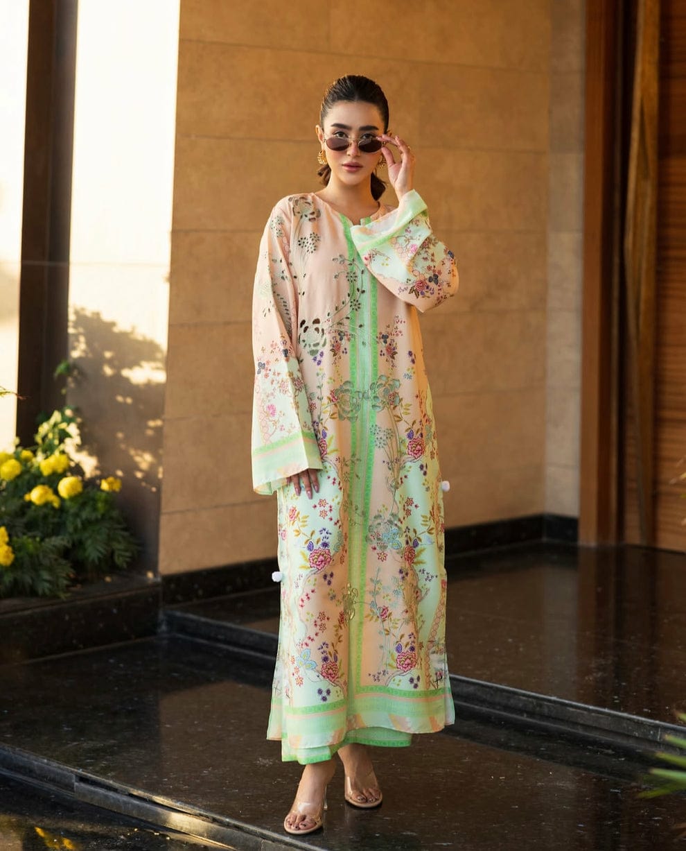 Khizra 2 Pc Suit – Silky Lawn