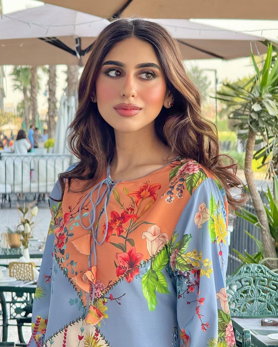 SUNSET BLOOM Co-Ord Set – Silky Lawn 2-Piece