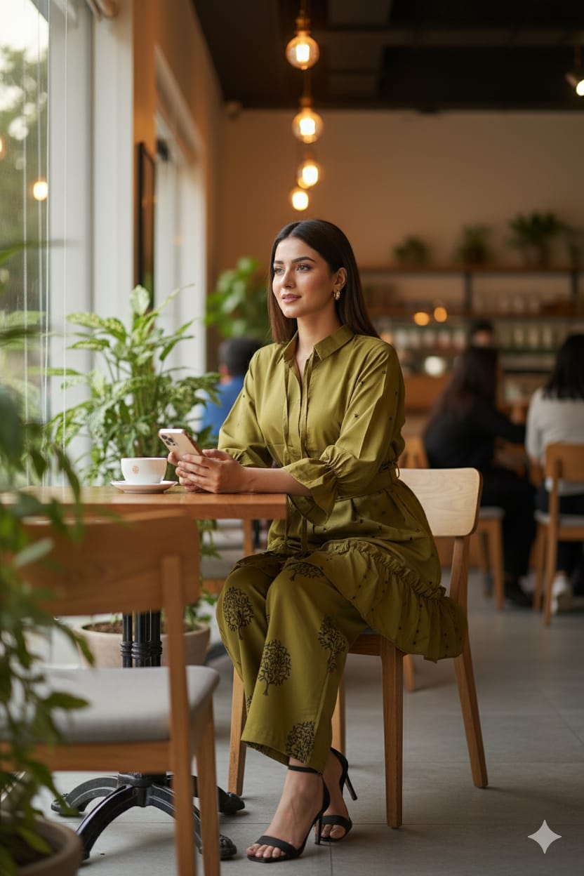 👗 Moti Charm — Western Top & Plazo Set 👗